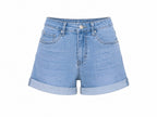 Short denim jean taille haute stretch NINA CARTER