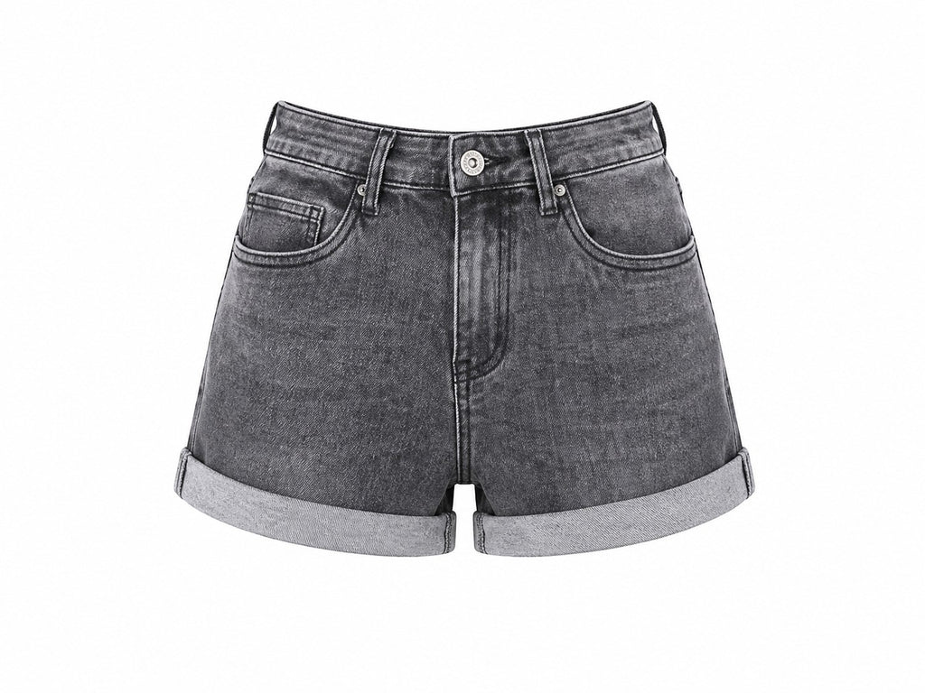 Short denim jean taille haute stretch NINA CARTER