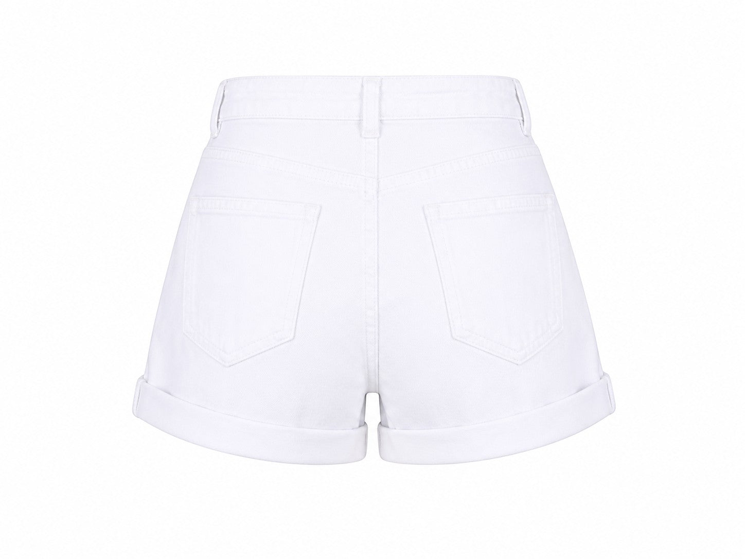 Short denim jean taille haute stretch NINA CARTER