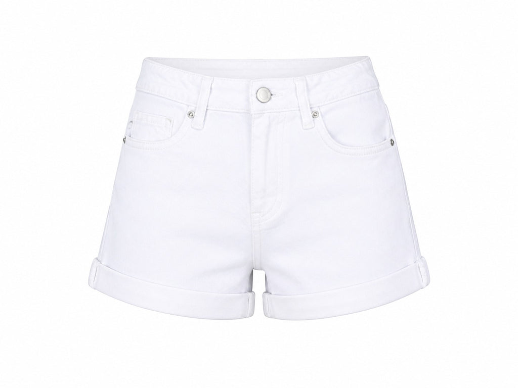 Short denim jean taille haute stretch NINA CARTER