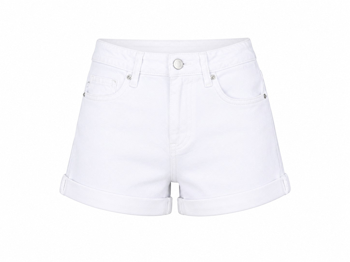 Short denim jean taille haute stretch NINA CARTER