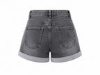 Short denim jean taille haute stretch NINA CARTER