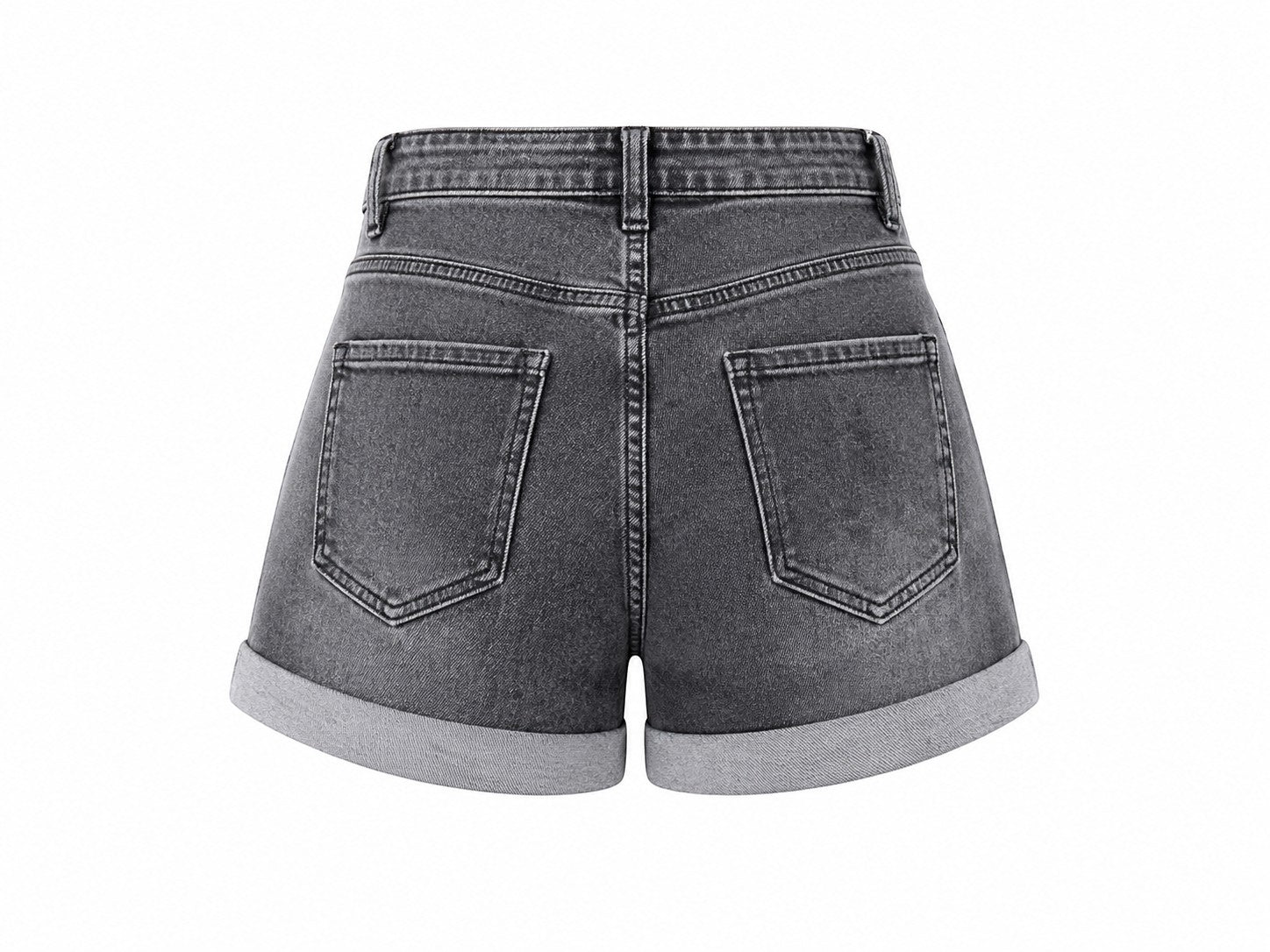 Short denim jean taille haute stretch NINA CARTER