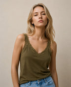 Débardeur à bretelles dentelles taille 36-40 - Tops - VERA FASHION