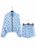 Ensemble femme sport chic pois multi couleurs BELLAVIE
