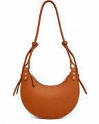 Sac bandoulière en cuir texturé demi-lune - Sacs - CHLOÉ MILLAUT
