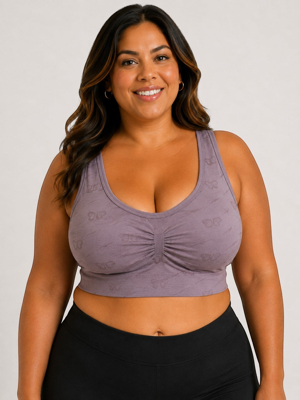 Brassière Grande Taille Motif Cœurs BELLE COM'ELLE - Lingerie - BELLE COM'ELLE