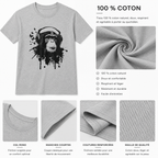 T-shirt Homme Creative Monkey WOOOP