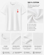 T-shirt Blanc Homme King WOOOP