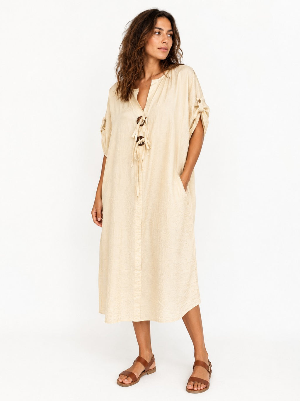 Robe Longue Élégance Naturelle POMELO PARIS
