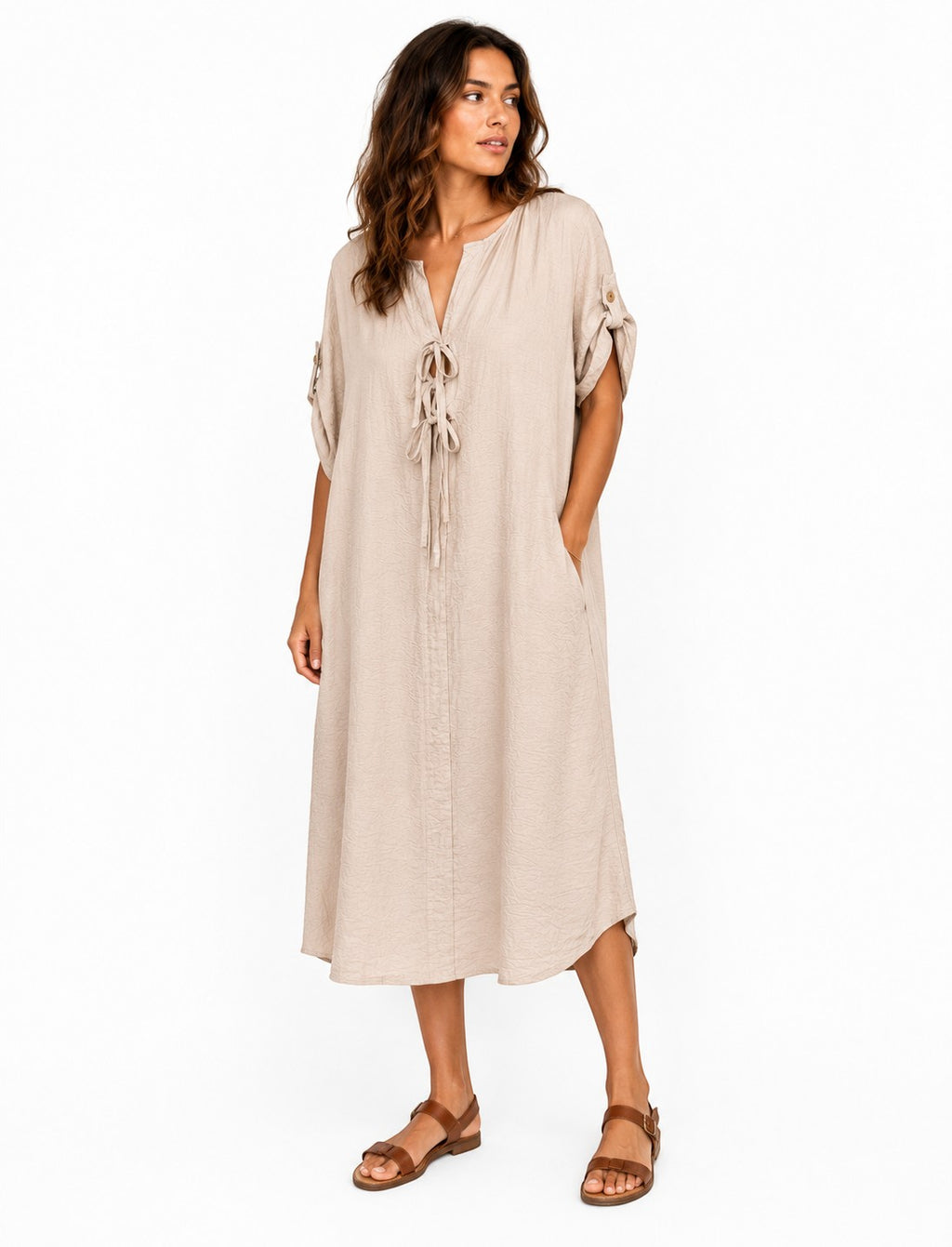 Robe Longue Élégance Naturelle POMELO PARIS