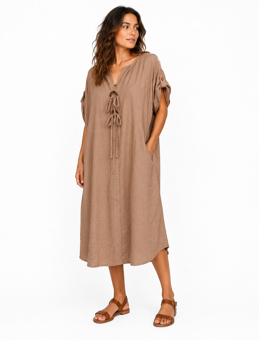 Robe Longue Élégance Naturelle POMELO PARIS