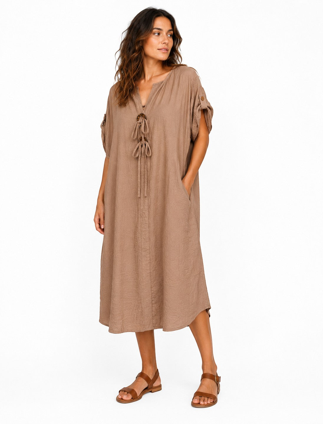 Robe Longue Élégance Naturelle POMELO PARIS