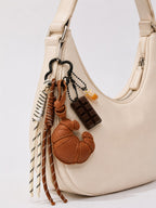Grigri Sac & Porte-clé Croissant ÉLINE L'ATELIER