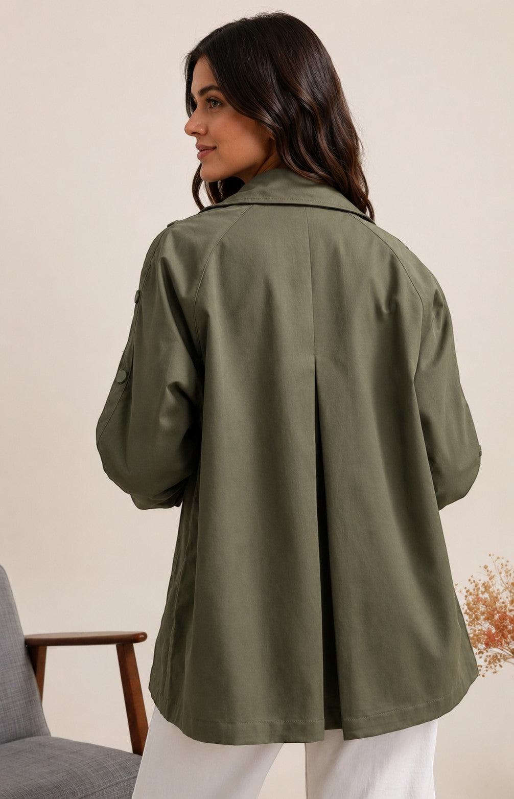 Trench-coat Mi-long ATTRAIT PARIS