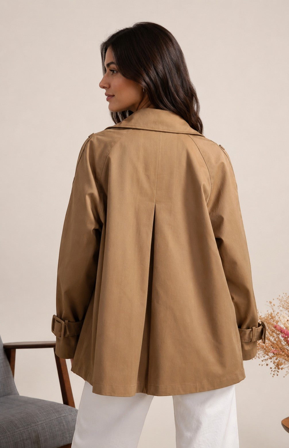 Trench-coat Mi-long ATTRAIT PARIS