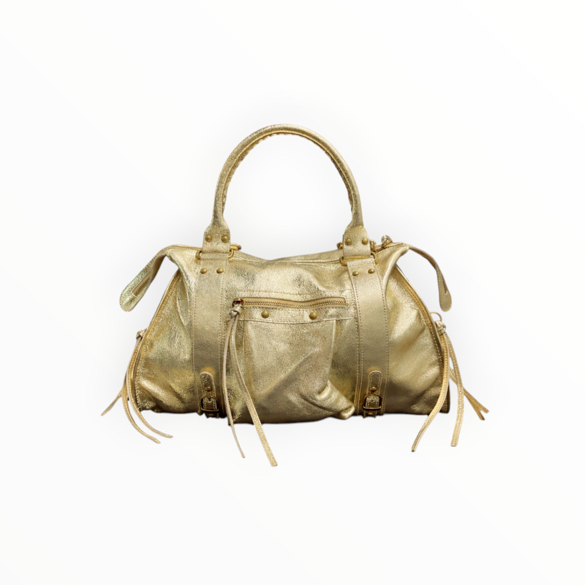 Sac cuir irisé tressé CAPUCINE L LOUISA LEE - Sacs - LOUISA LEE