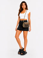 Sac Bandoulière Cuir Irisé Nuria LOUISA LEE