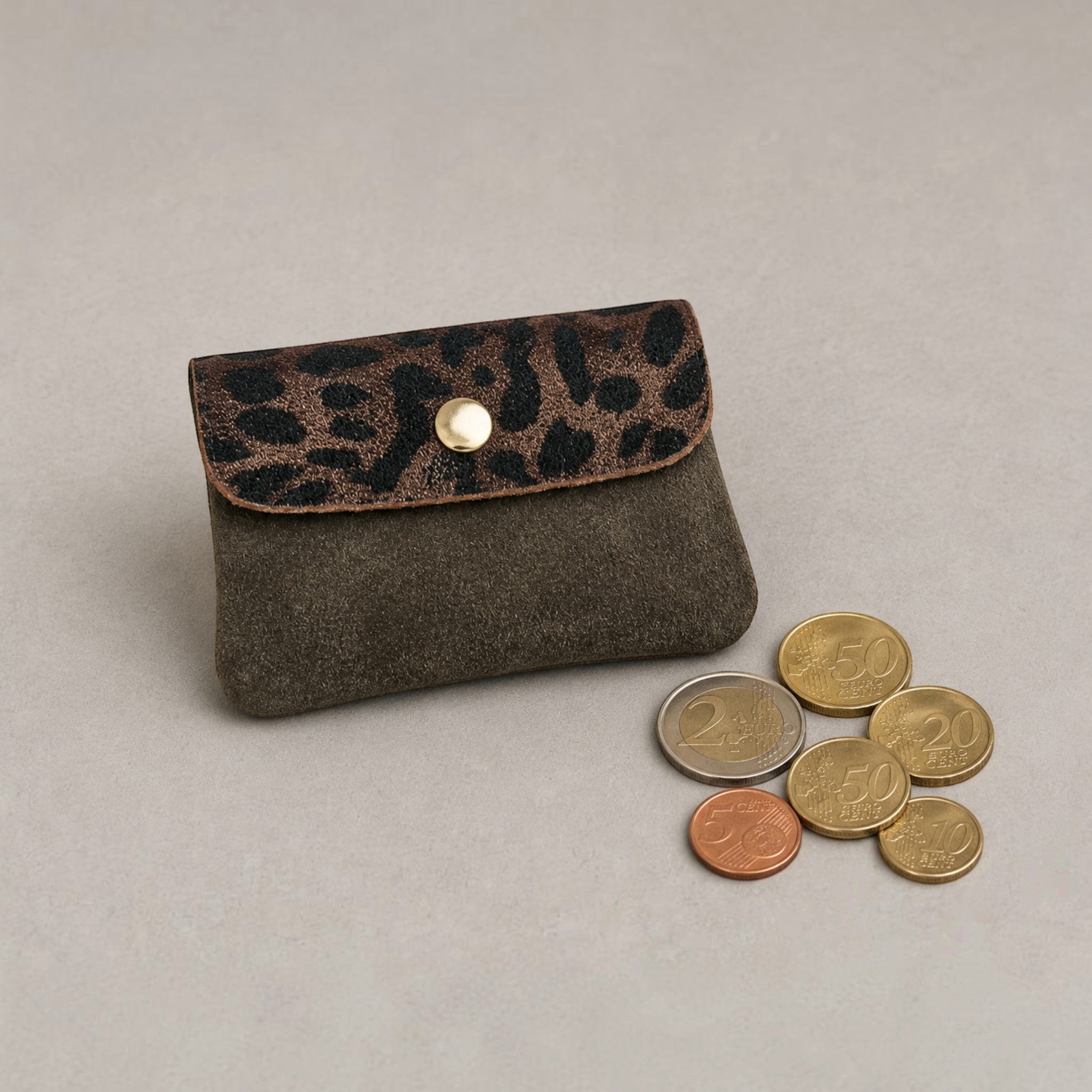 Porte-monnaie cuir léopard Kangoobis — ROYAL MARAIS