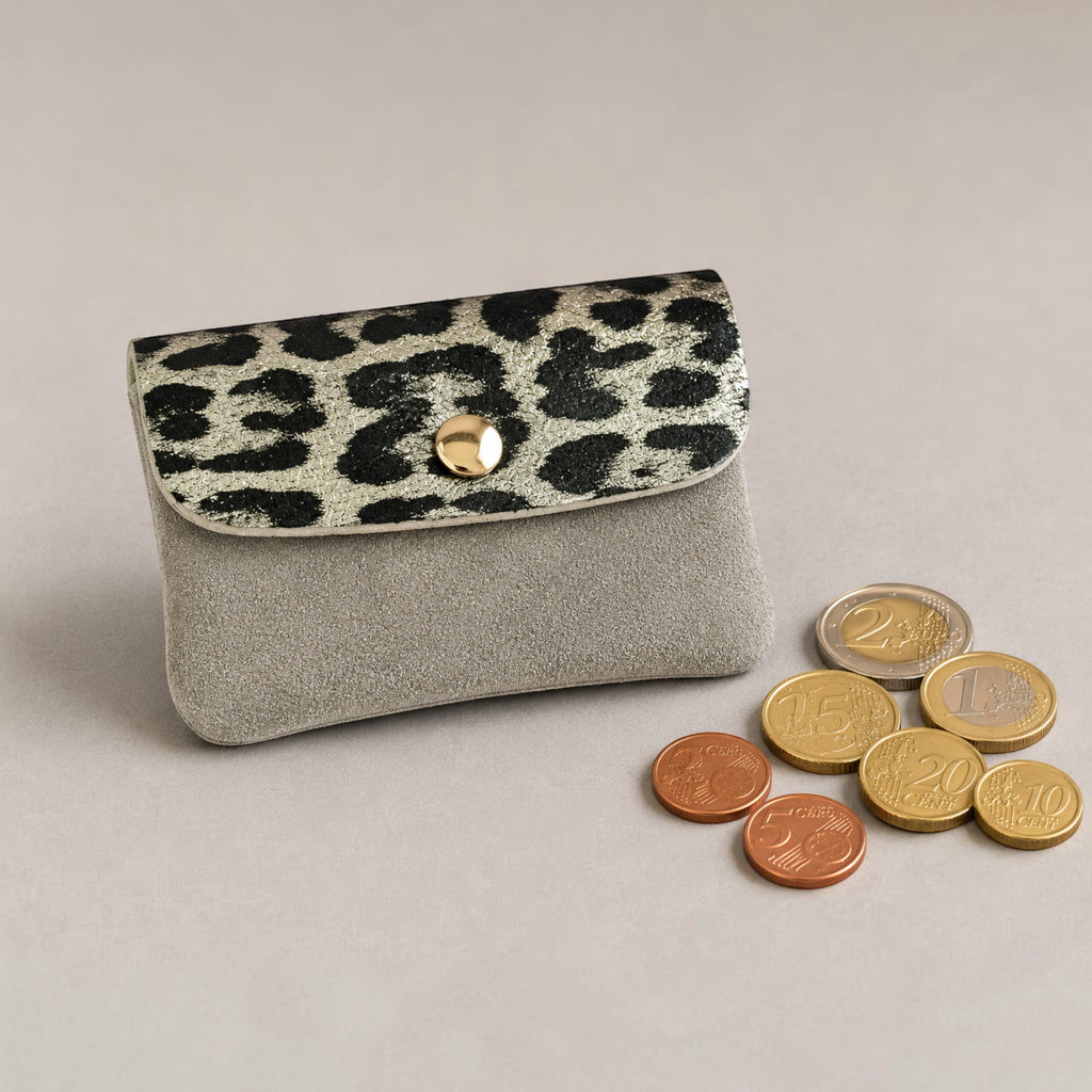 Porte-monnaie cuir léopard Kangoobis — ROYAL MARAIS