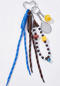 Grigri de sac tennis et perles ÉLINE L'ATELIER