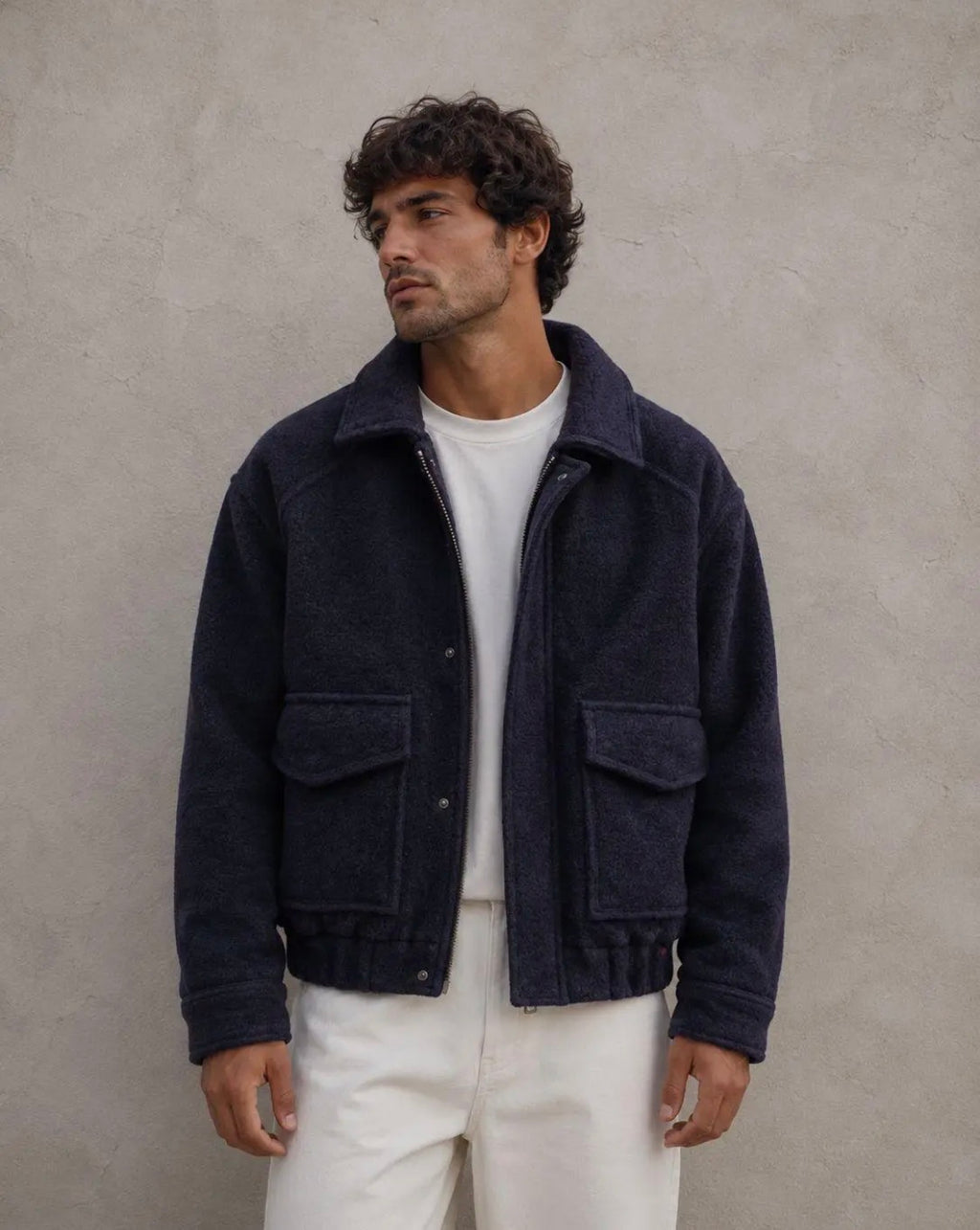 Veste courte texturée –