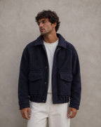 Veste courte texturée –