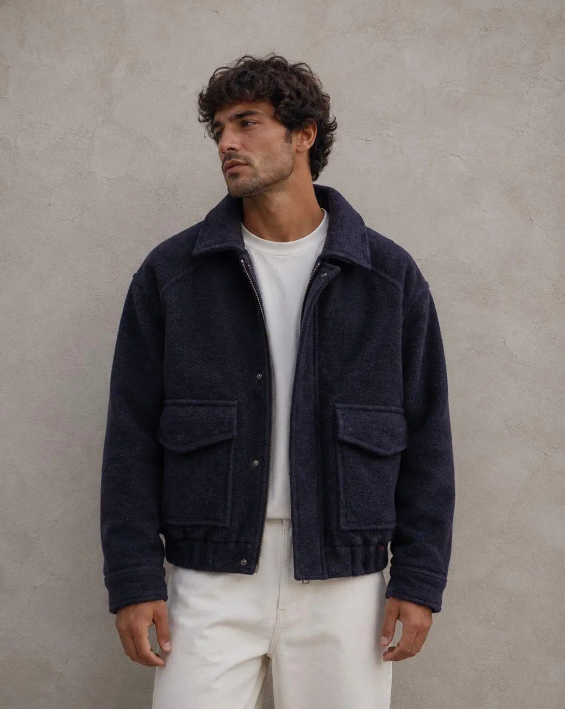 Veste courte texturée –