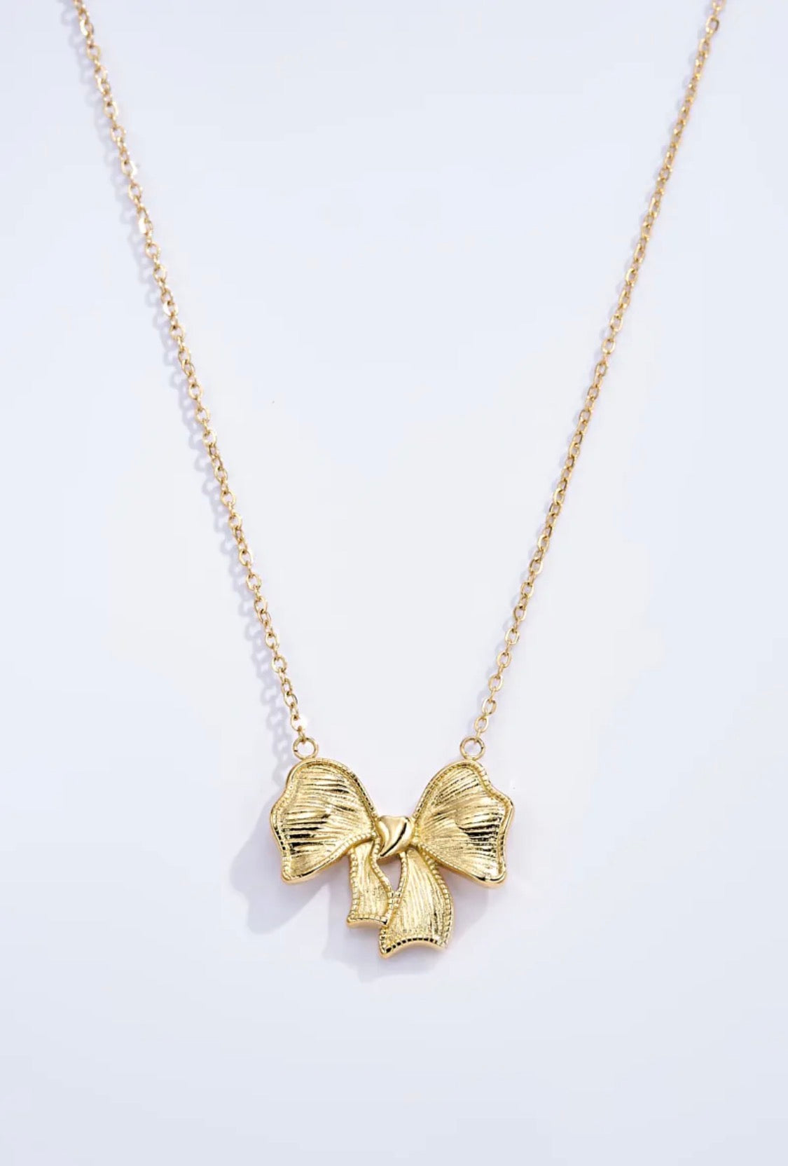 Collier Nœud Doré BYREN | ÉLINE L'ATELIER
