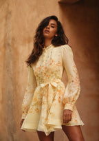 Robe imprimée à strass FRIME