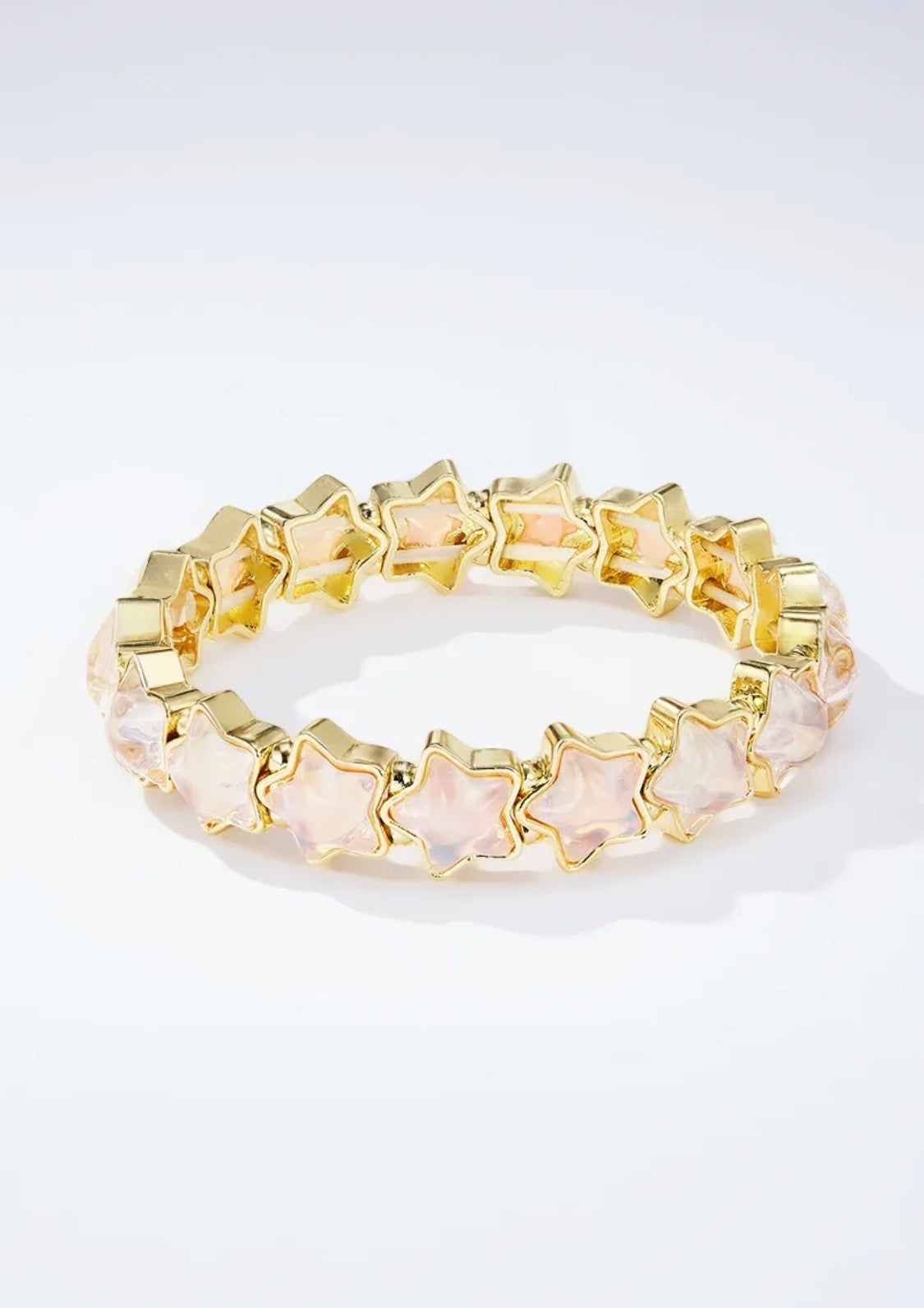 Bracelet élastique étoiles cristaux irisés BYREN | ÉLINE L'ATELIER