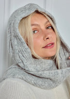 Bonnet écharpe 2-en-1 en laine BYREN | ÉLINE L'ATELIER