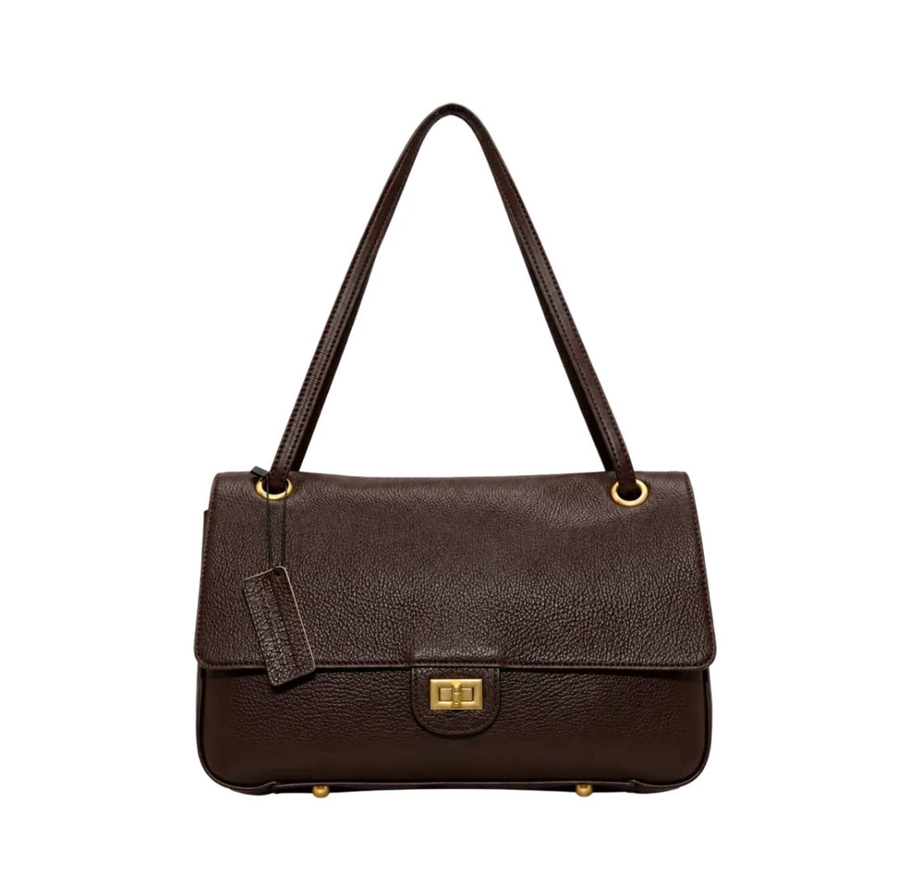 Sac épaule en cuir grainé Apoline LOUISA LEE