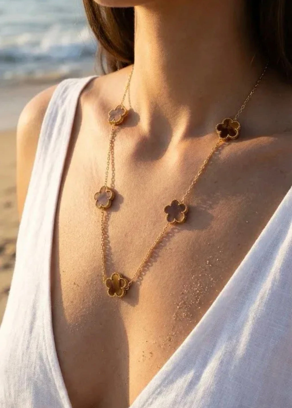 Collier trèfle réversible BIJOUX MYSTÈRES