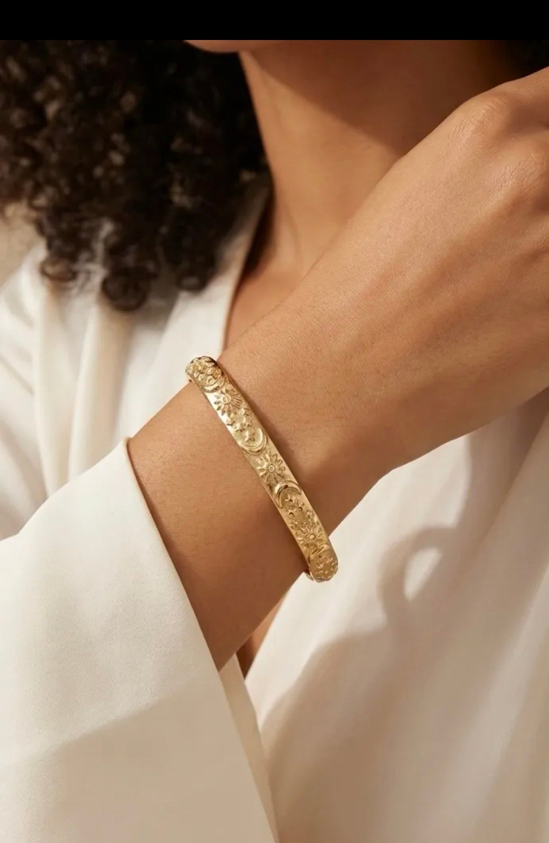 Bracelet jonc acier inoxydable ÉLINE L'ATELIER