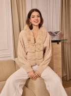Gilet col fourrure amovible FRIME