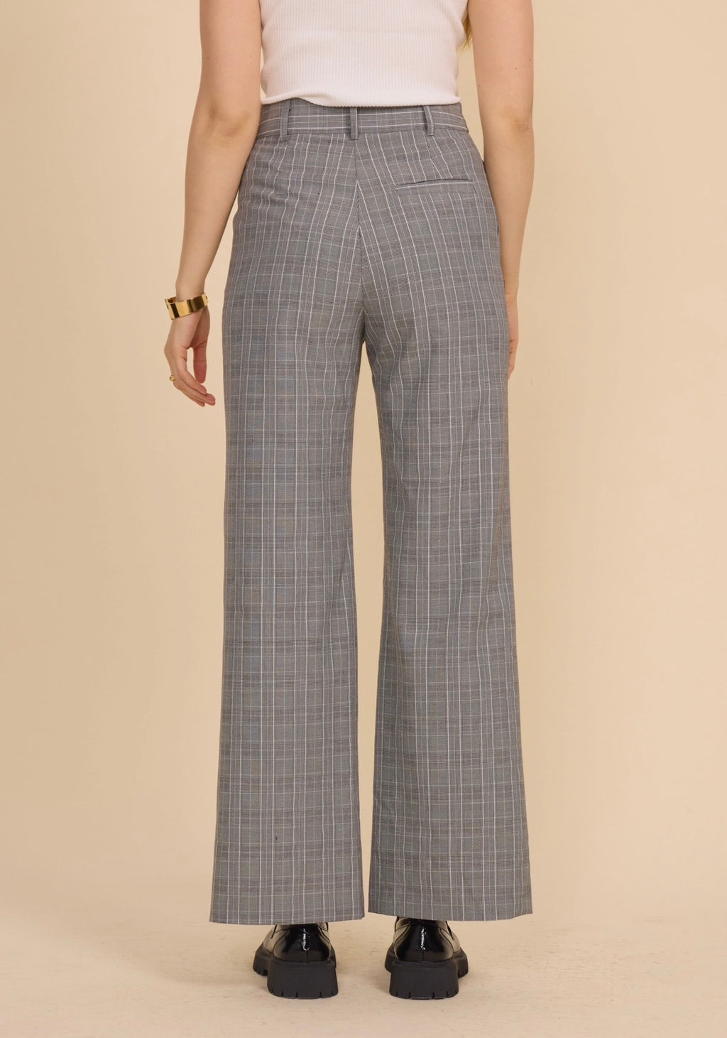 Ensemble blazer et pantalon à carreaux frime