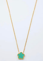 Collier fleur bijoux mystere