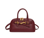 Sac à main en cuir avec mousqueton doré LOUISA LEE