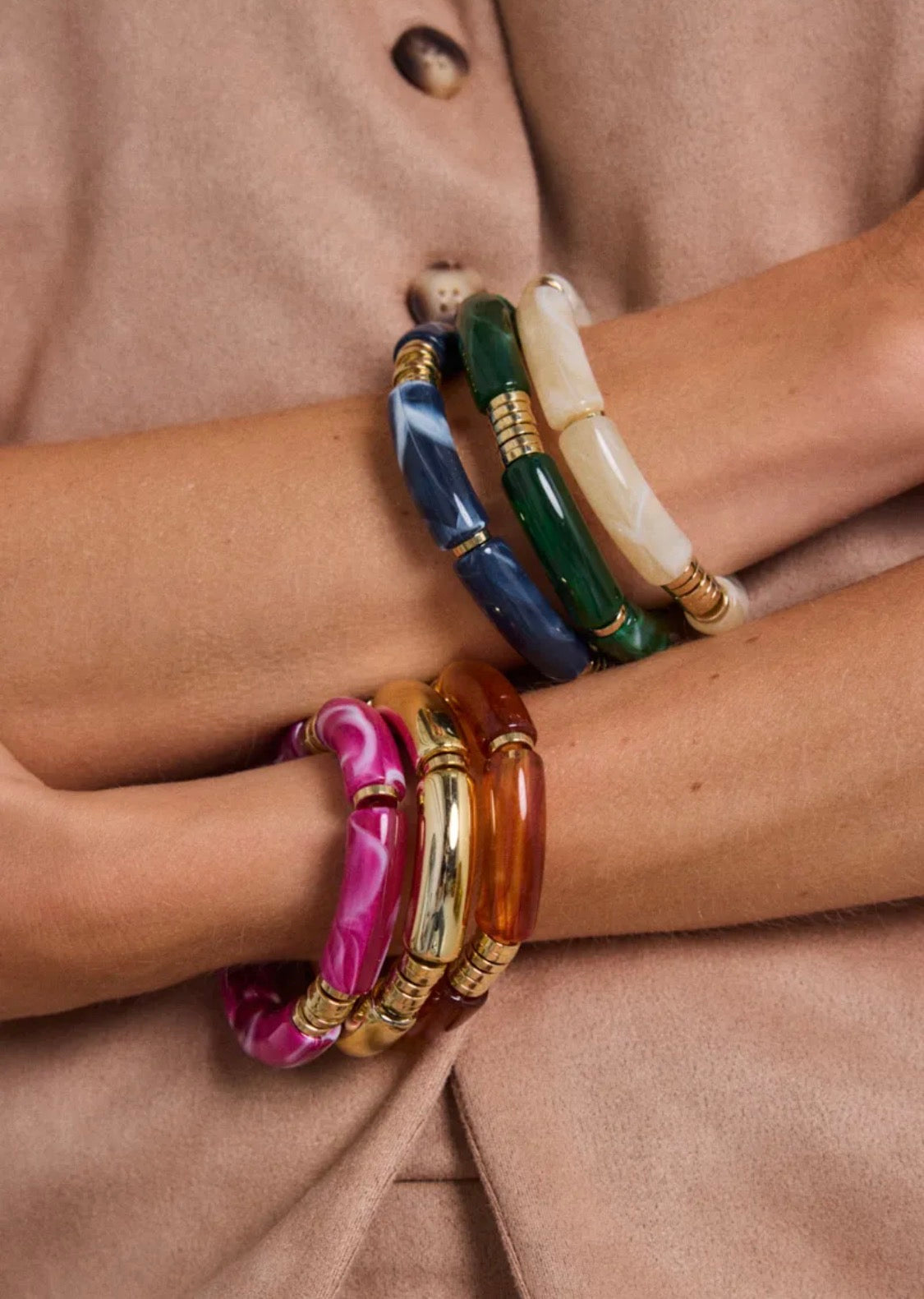 Bracelet élastique coloré BYREN | ÉLINE L'ATELIER