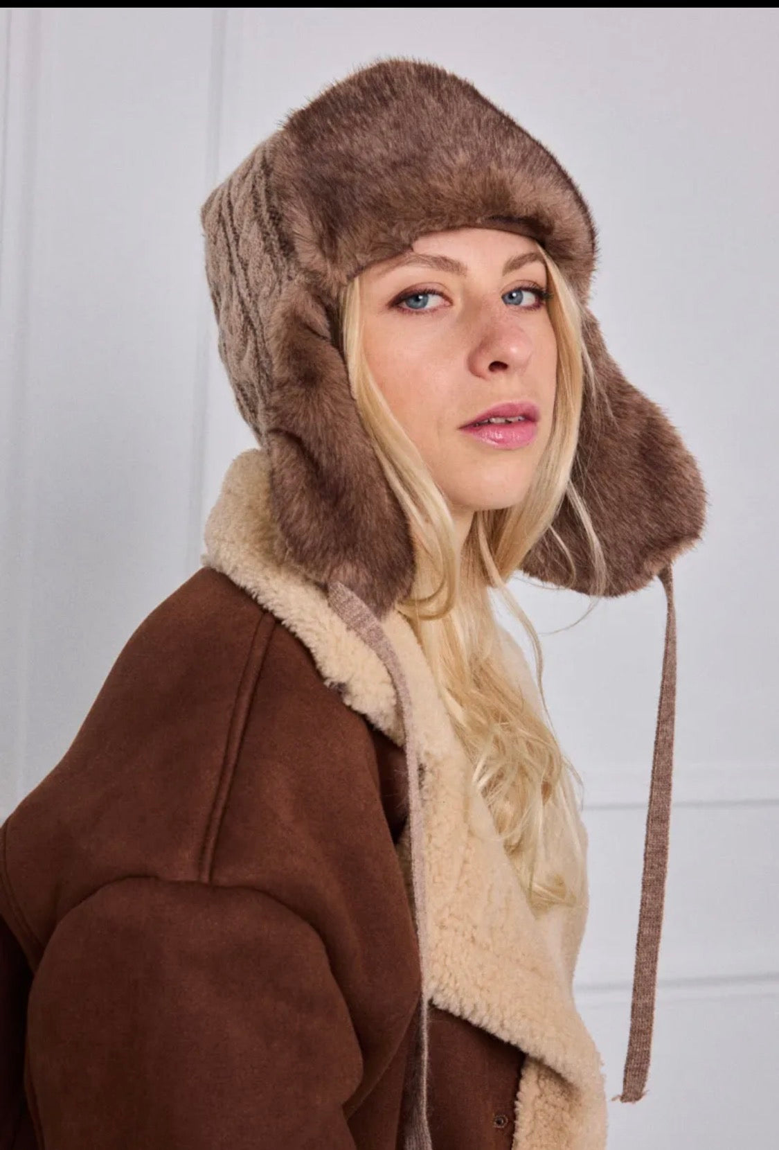 Bonnet cache-oreilles en laine BYREN | ÉLINE L'ATELIER