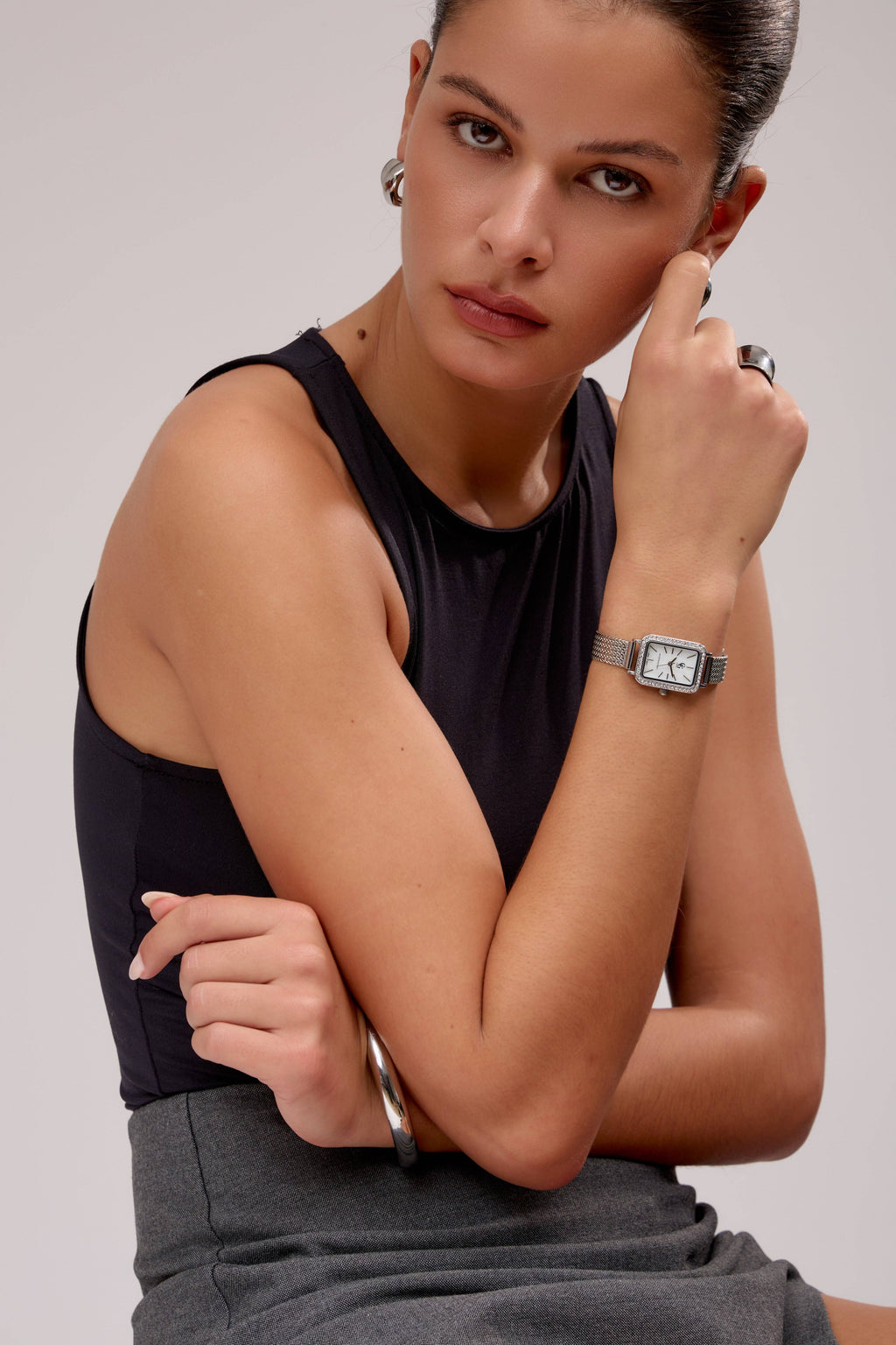 Montre Bonnie Argentée GG LUXE