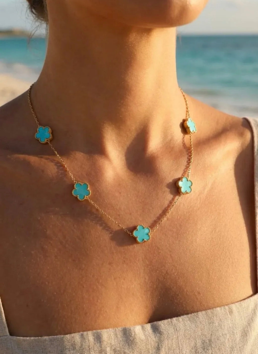 Collier trèfle réversible BIJOUX MYSTÈRES