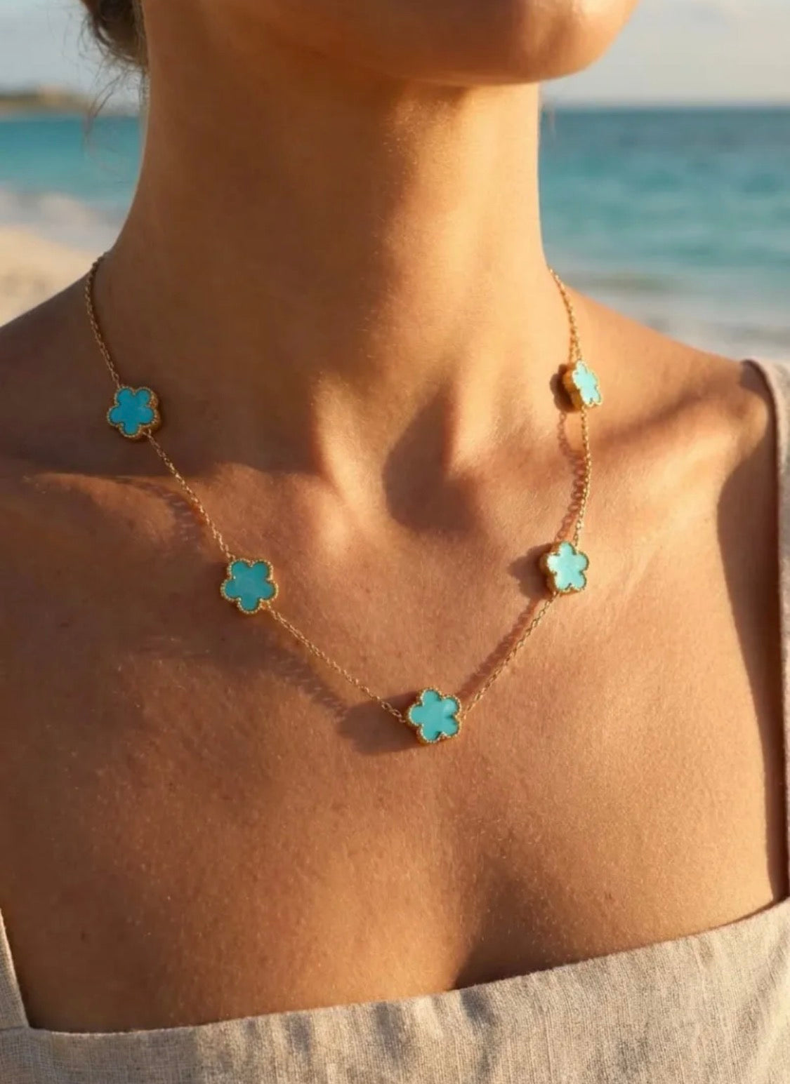 Collier trèfle réversible BIJOUX MYSTÈRES