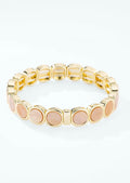 Bracelet Élastique Médaillons Dorés BYREN