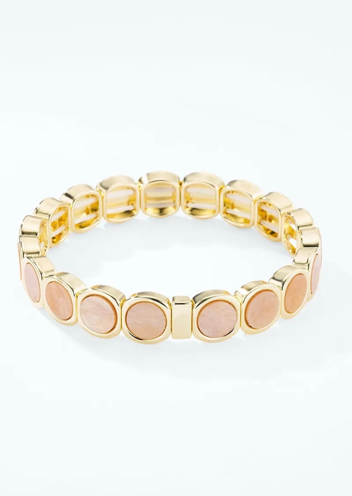 Bracelet Élastique Médaillons Dorés BYREN