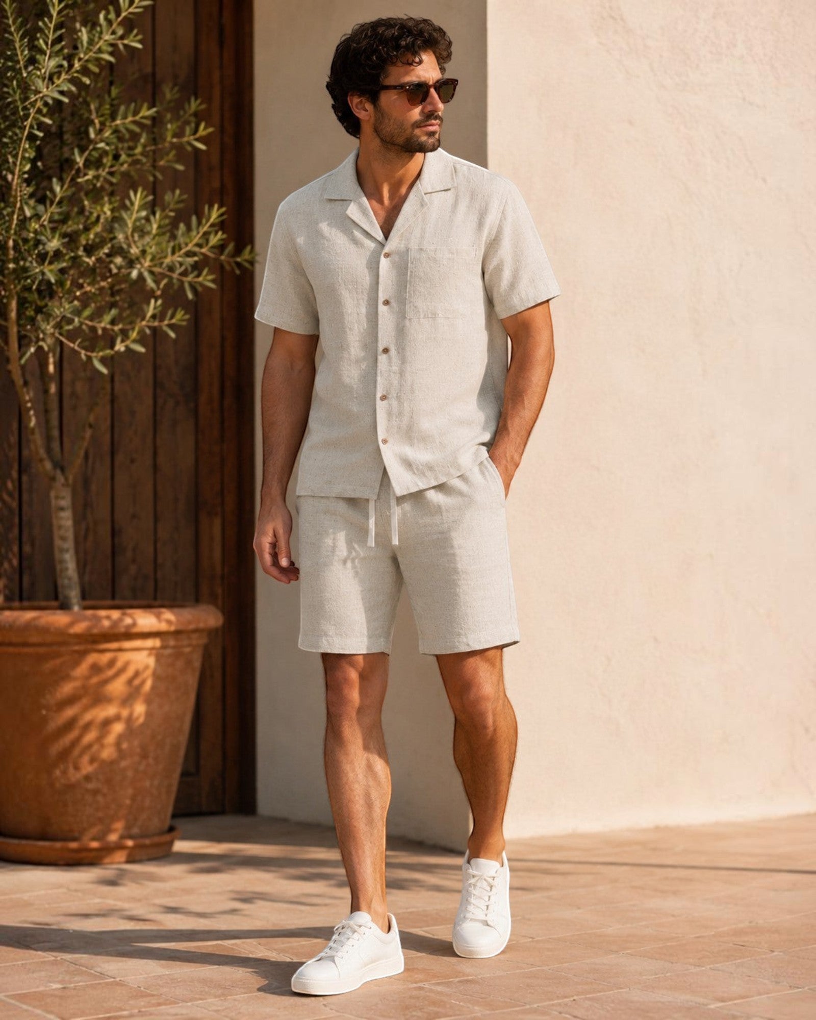 Ensemble short décontracté homme — Frilivin