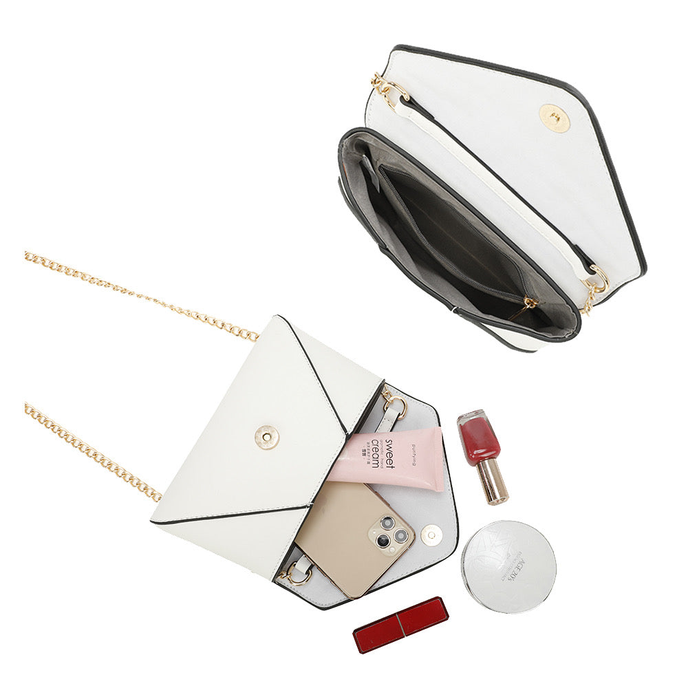Pochette enveloppe Luminia à chaîne GALLANTRY