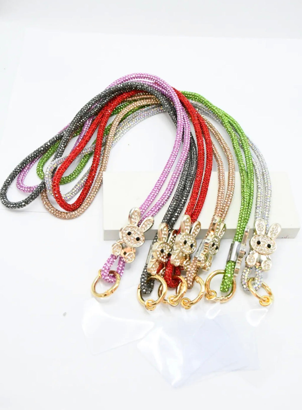 Chaîne de Portable Strass Charm Lapin Doré ROSA