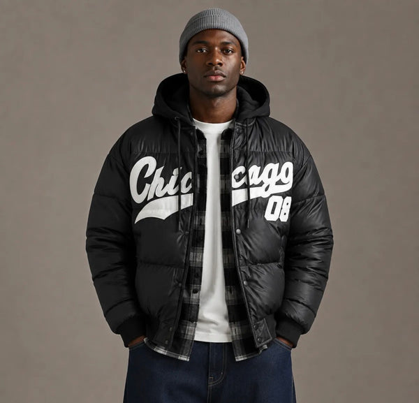 Doudoune à capuche amovible homme KZ DIFFUSION